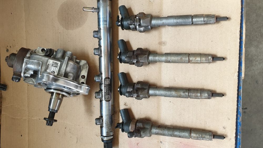 Injectie bmw e87,e90,e91,motor 1.8d,2010,injectoare,pompa,rampa