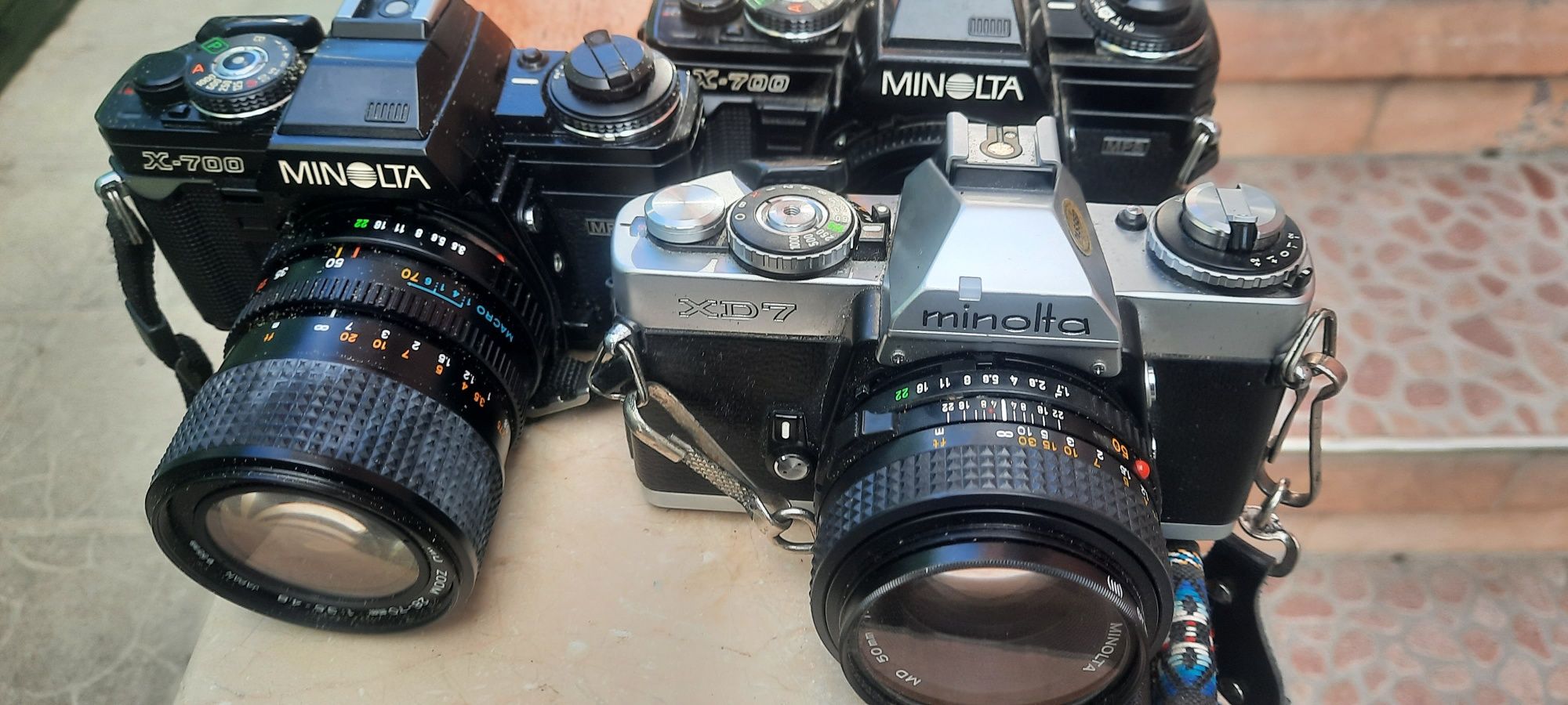 Фотоапарати Minolta x700 Minolta XD7  Обектив 50мм/1;1.7