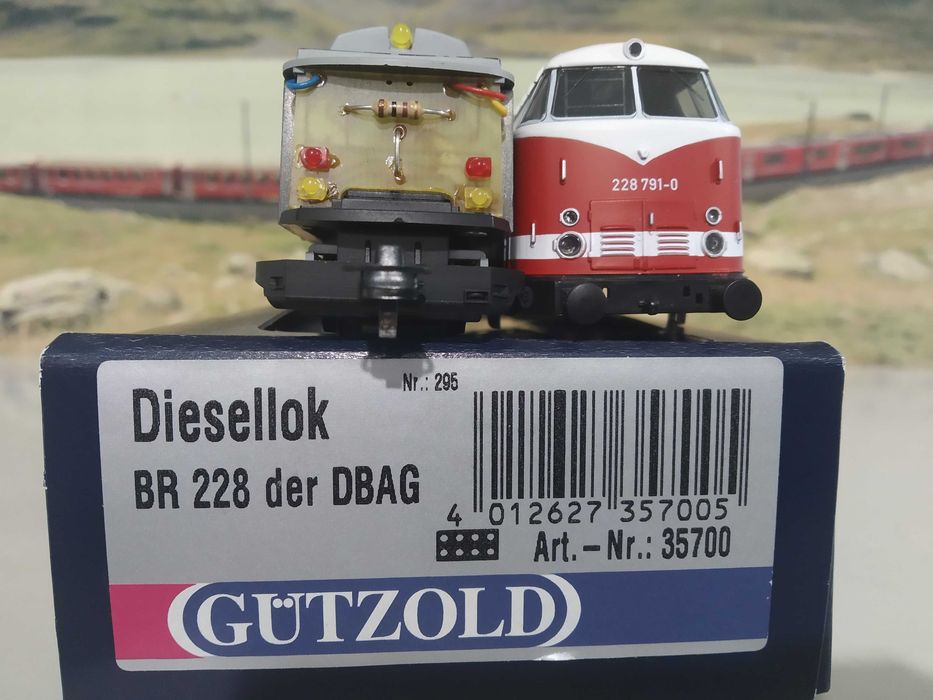 Gutzold locomotiva diesel BR 228 DBAG,HO, trenulete electrice