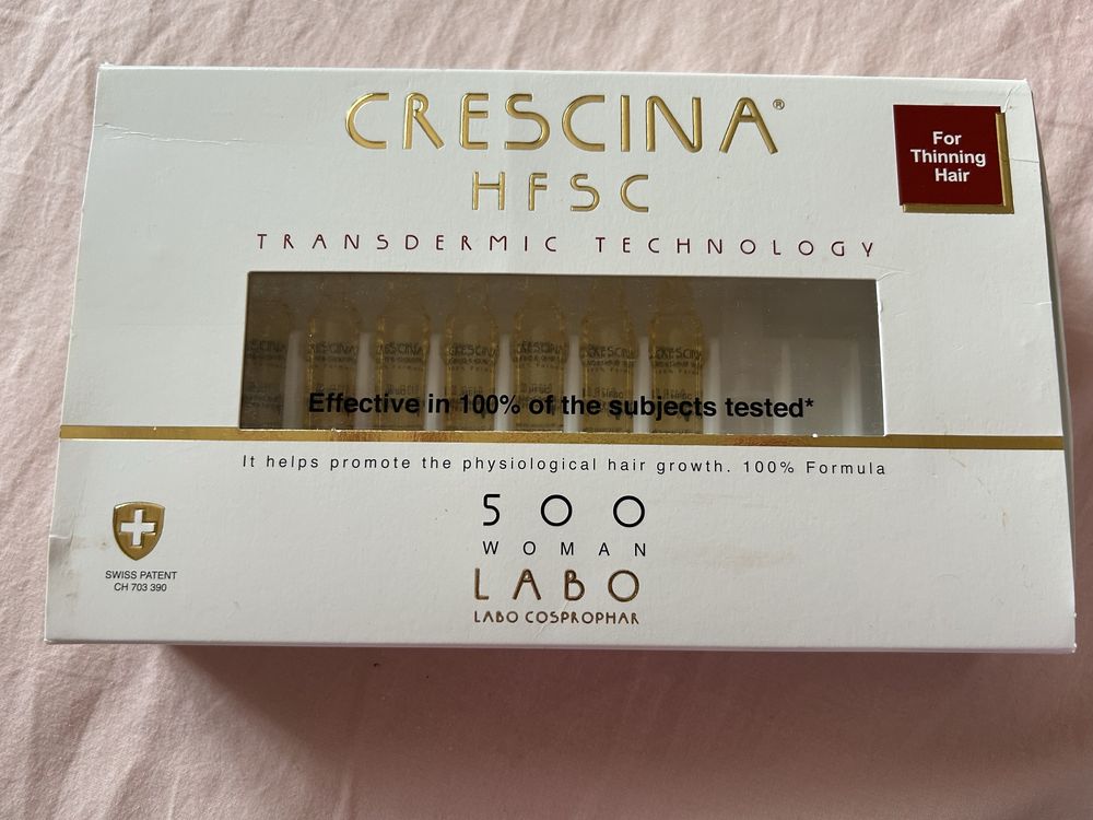 Fiole Crescina 500 pentru cresterea parului