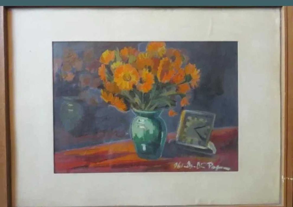 Pictura pe panza semnata