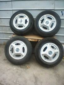 Продавам 4бр. джанти GM оригинални с нови летни гуми за ОПЕЛ КАДЕТ