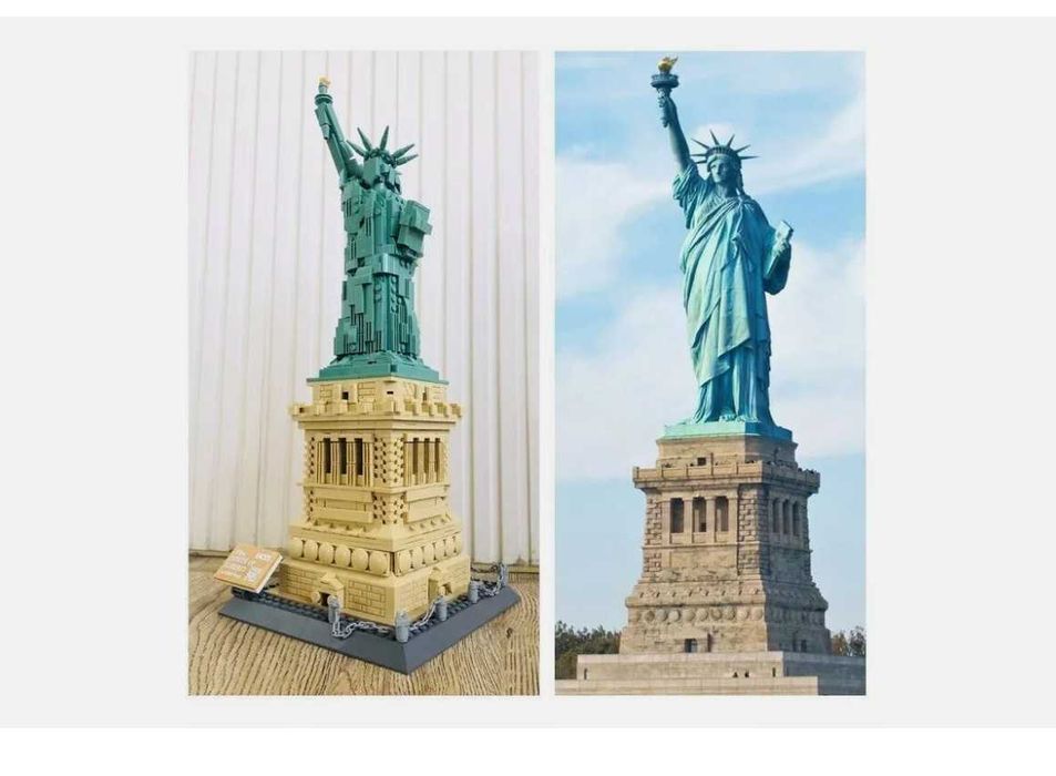 Лего Lego Статуя Свободы-1577 элемент. 35Доставка бесплатно