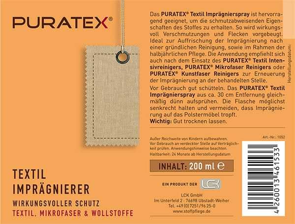Set îngrijire canapele și tapițerii textile PURATEX