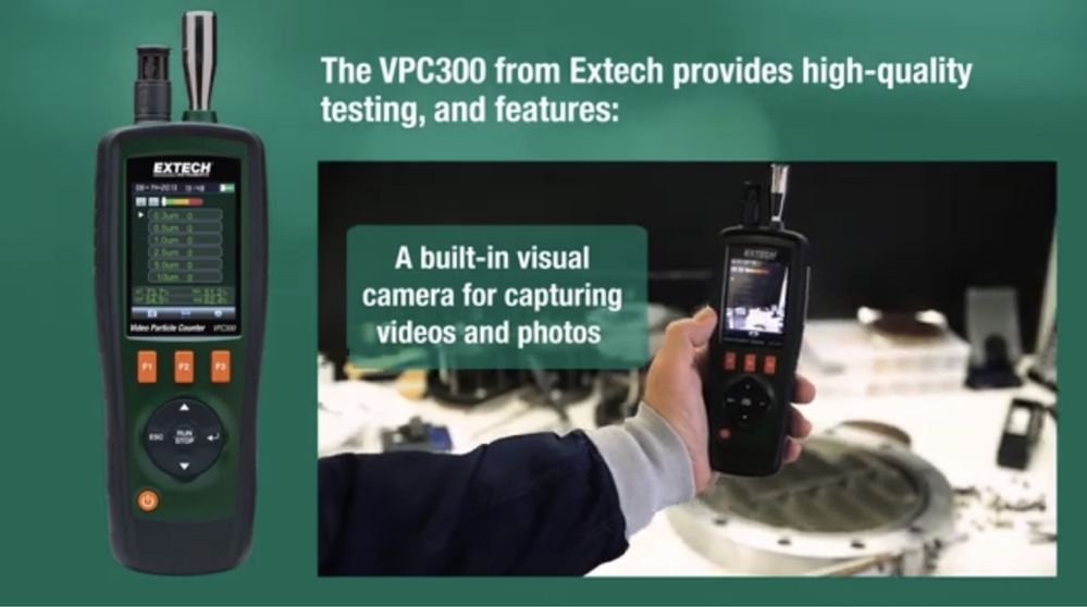 Extech VPC300  Aparat de masurat particule aer