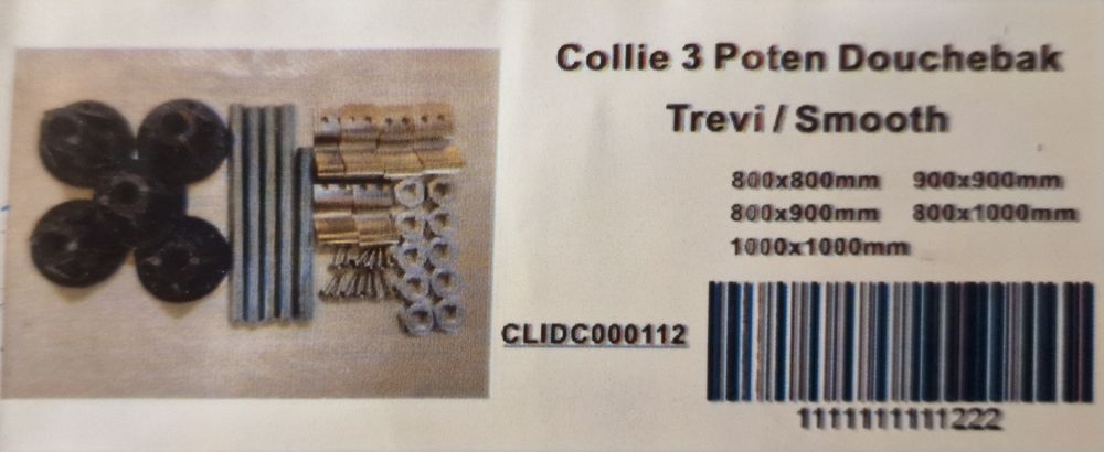 Set 5 picioare cadita duș