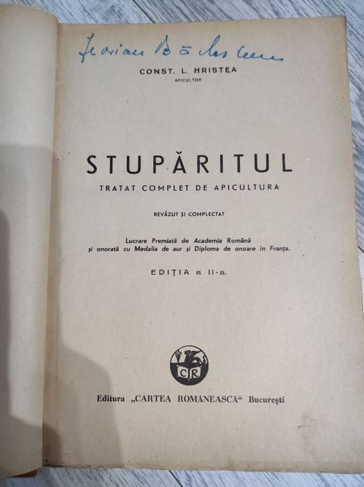 Apicultura, ediție 1943.