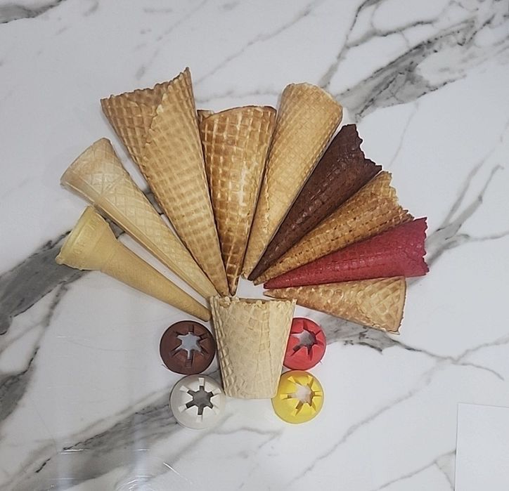 Vafli . Muzqaymoq rajok