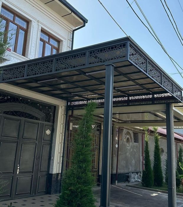 Авто навес на окна решётка перела