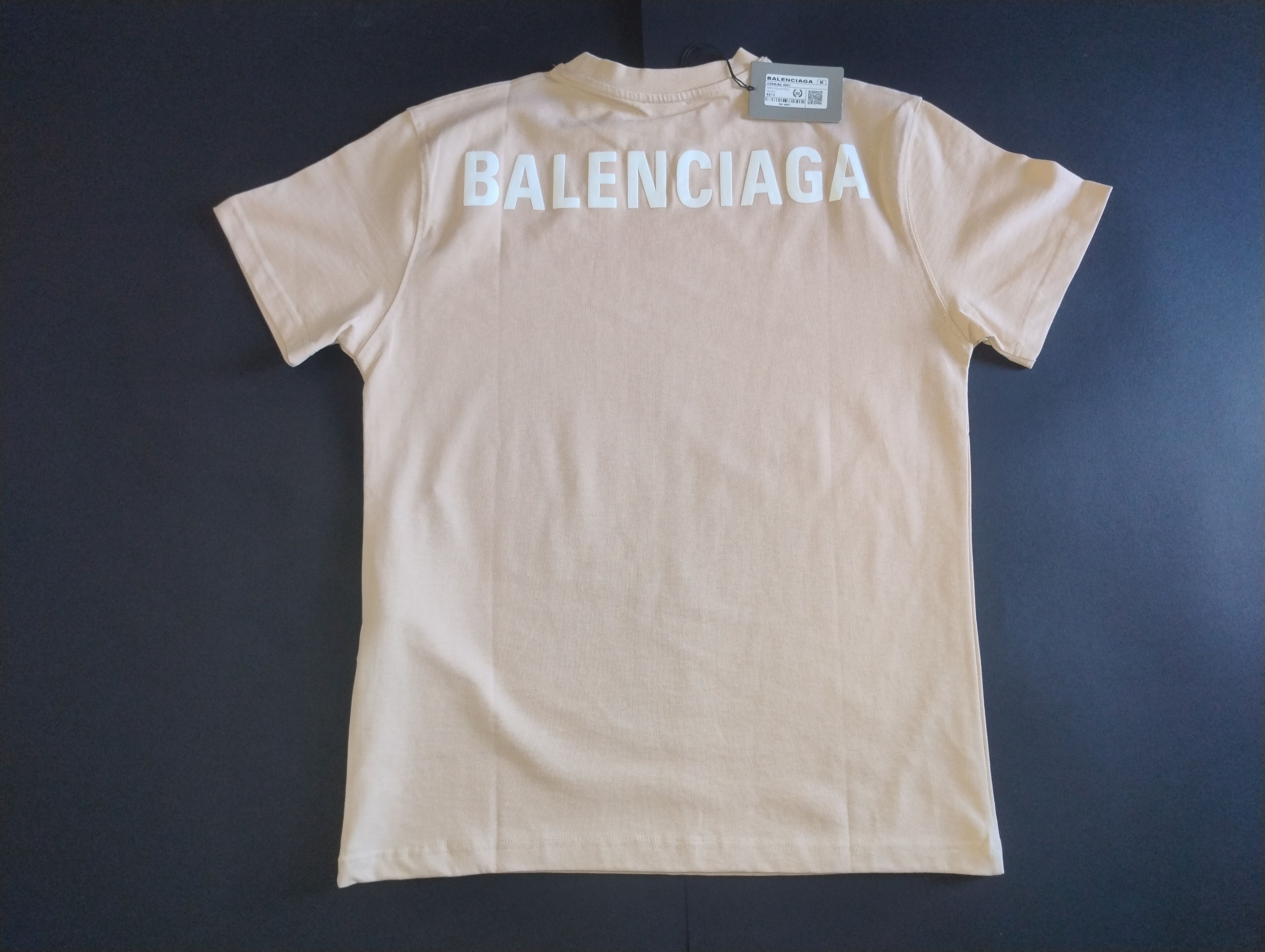 Balenciaga тениски - бяла/бежова