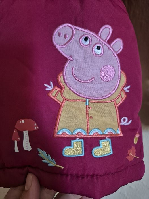 Зимно яке Peppa pig с ръкавички