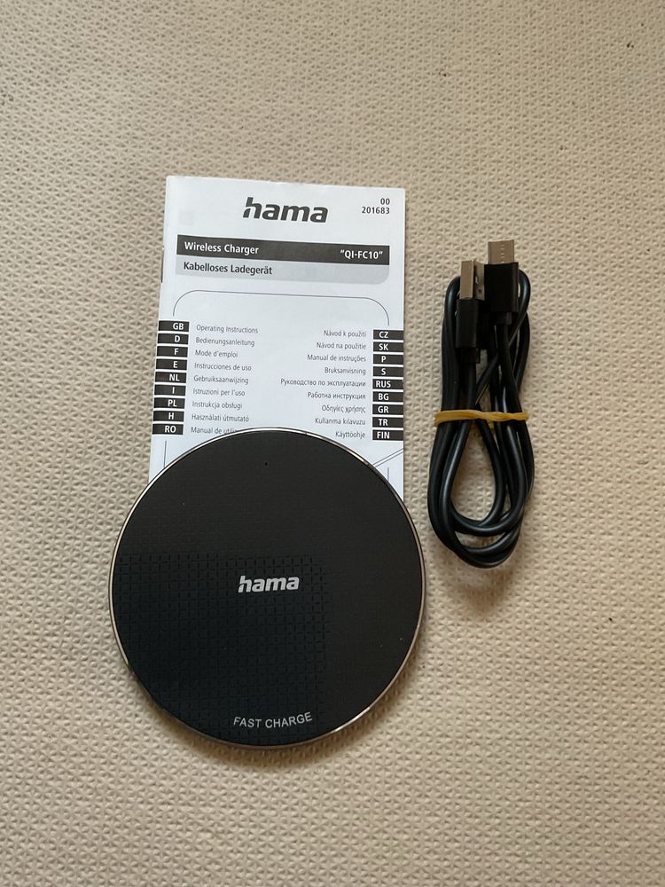 Безжично зарядно Hama