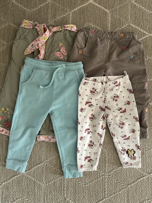 Лот долнища за момиченце 80-86см.