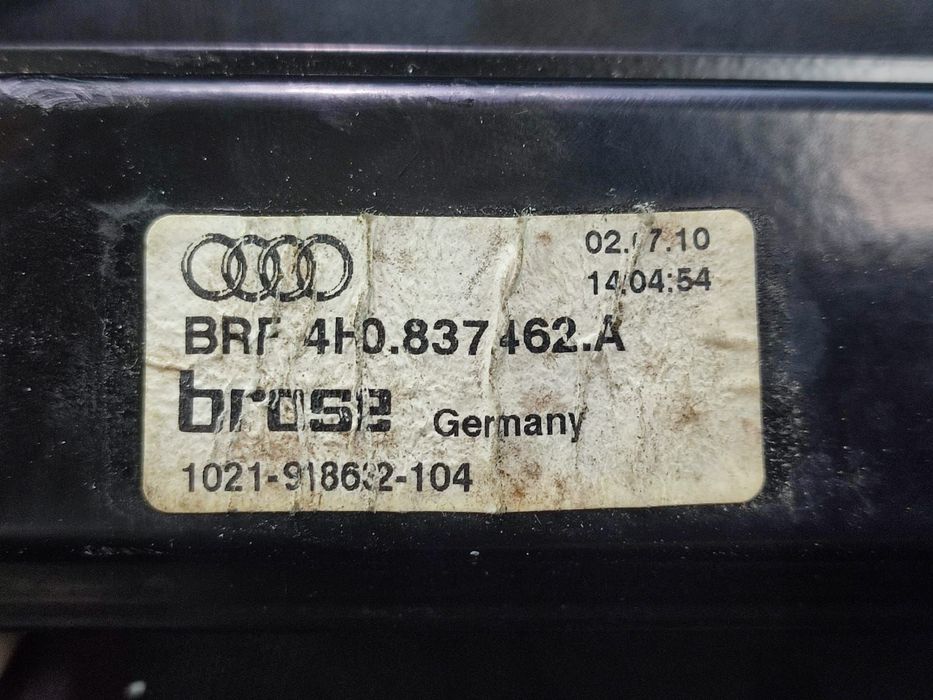 Macara geam dreapta fata 4H0837462A Audi A8 D4/4H [2010 - 2014] 4.2 t