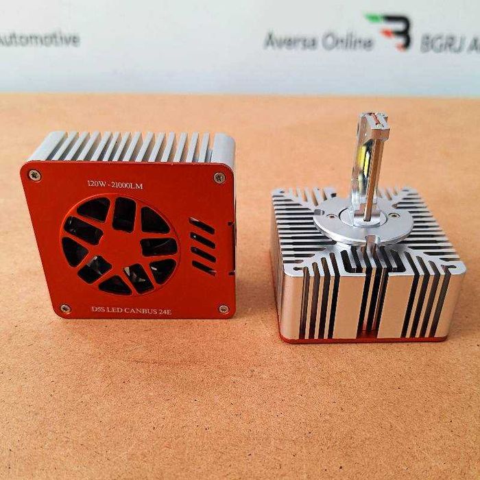 Set de 2 leduri auto D5S conversie xenon D-Series 120W 21000LM 6000K