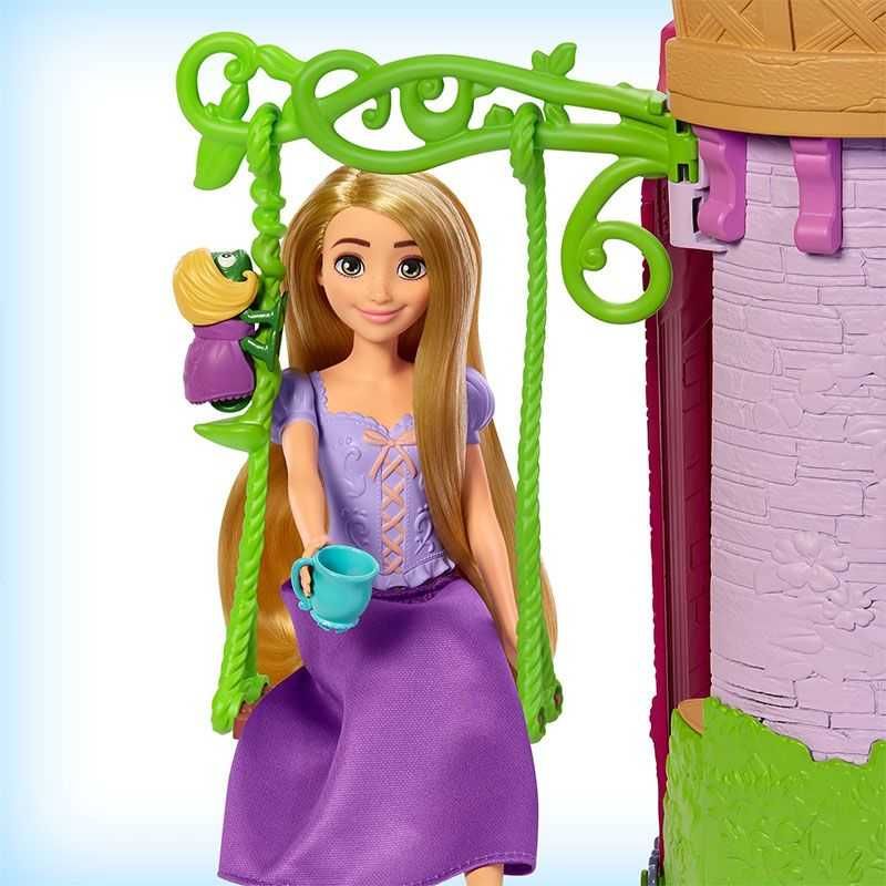 Кукла Disney Princess Кулата на Рапунцел кукла Рапунцеп Замък Mattel