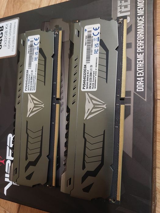 64GB DDR4 3200Mhz  - Crucial RAM памет