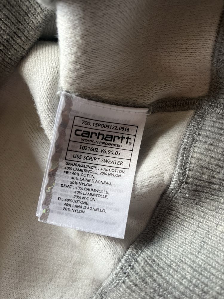 CARHARTT W.I.P. : USS Script Sweater Л / Оригинал