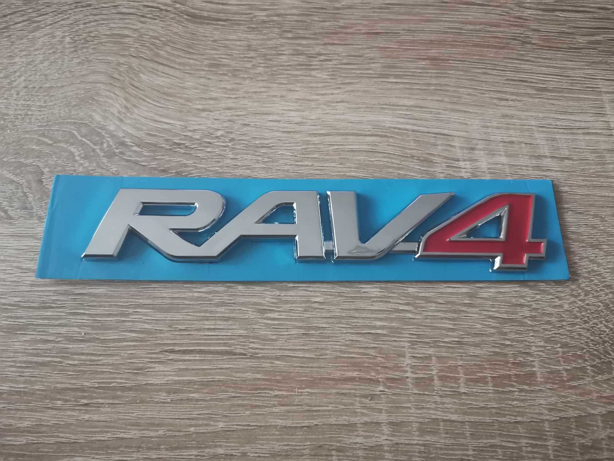Емблема Надпис лого сребрист Тойота Toyota Rav 4
