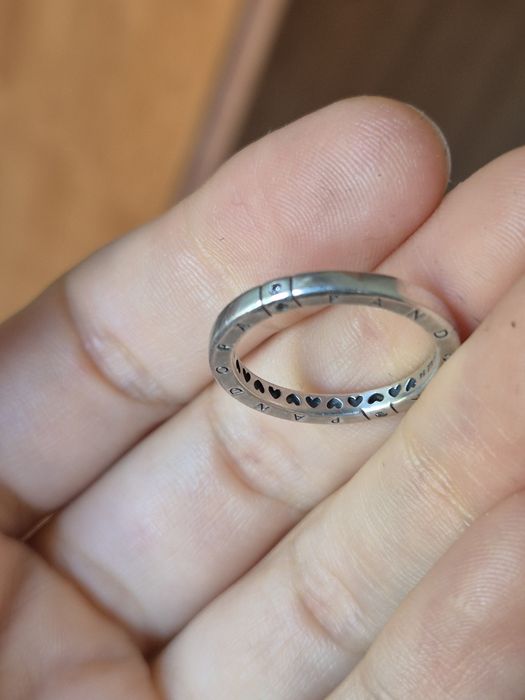 Inel Pandora argint logo