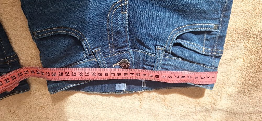 6-7г., 122см, детски дънки, тъмно сини, момиче, Name it