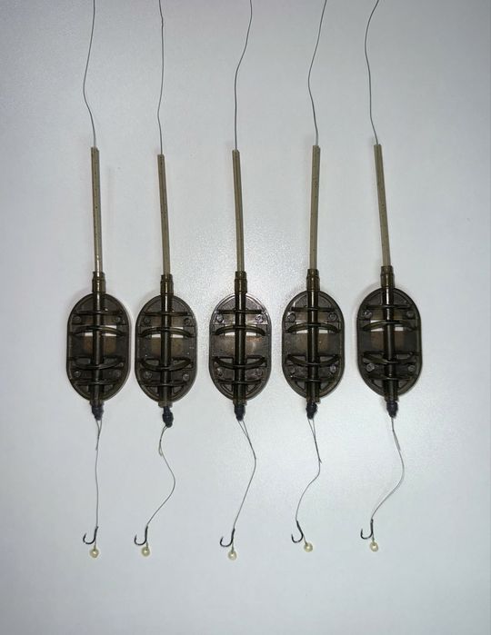 Set 5 monturi method feeder - gramaj mare