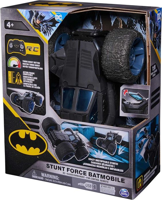 Батман Голяма Кола Батмобил с меки гуми и турбо ускорение Batman USB