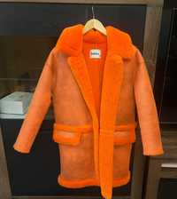 Палто Jakke оранжев цвят