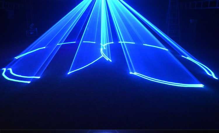 Laser RGB 3W ilda 3D - Dj, club, scena nunta, aer liber, formatie