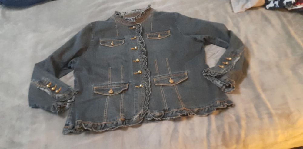 Дамско дънково яке