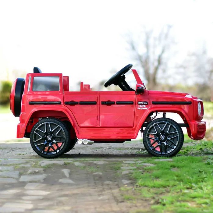 NOU Masinuta electrica Mercedes G63 AMG 70W 12V PREMIUM Scaun Piele