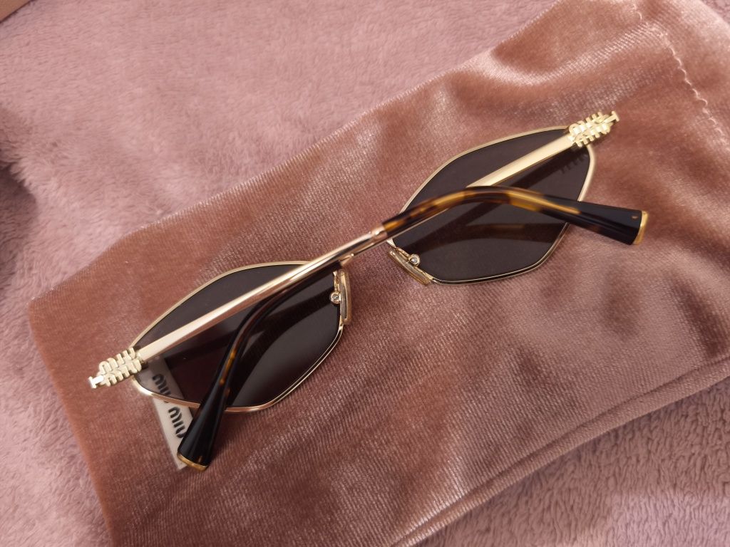 Miu miu  слънчеви очила Light purple brown -чисто нови