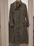 Pardesiu lung blug jeans modern