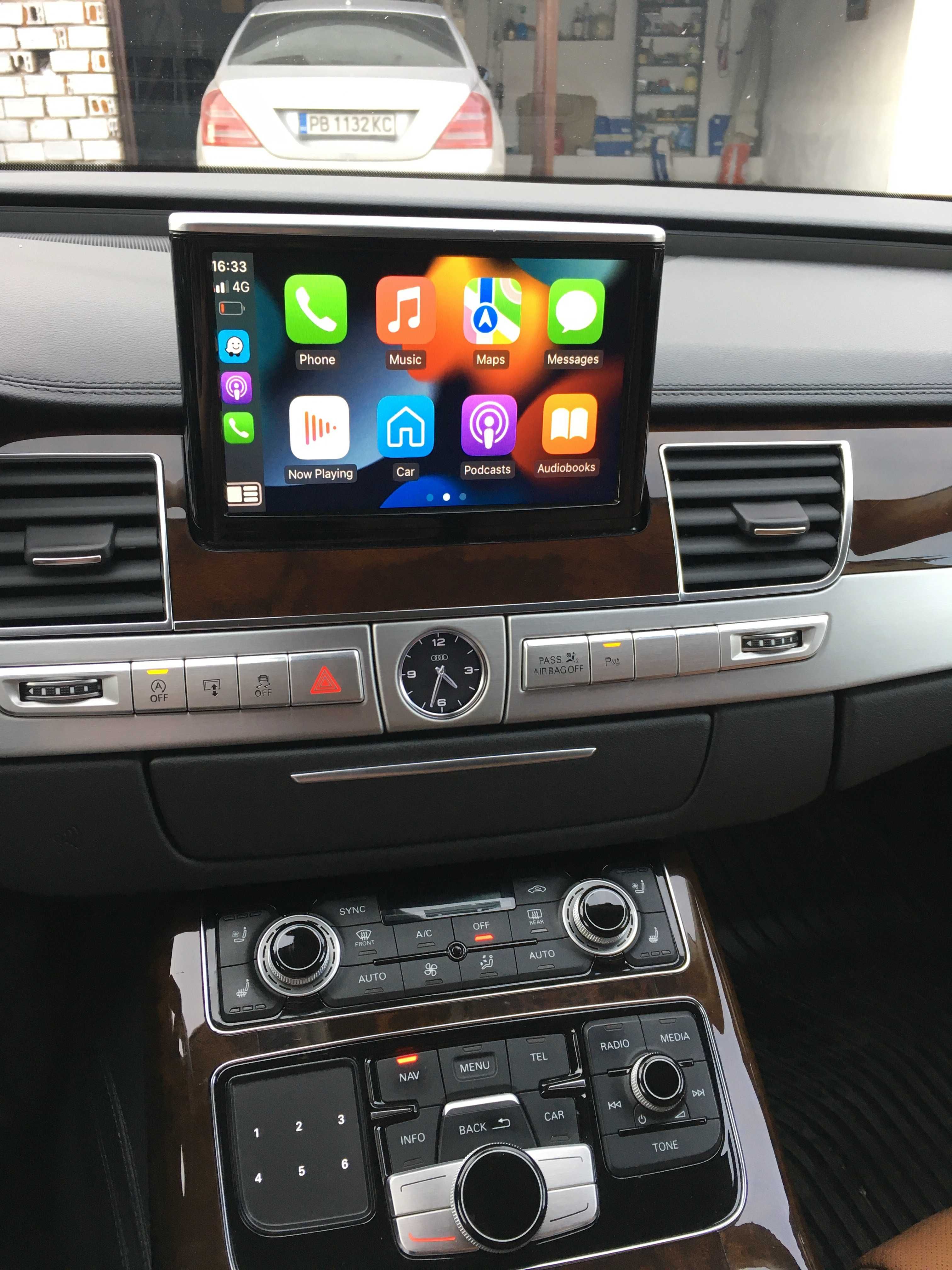 Audi YouTube Mmi 3g Plus CarPlay Android Auto Ютюб Ауди Кар Плей Waze