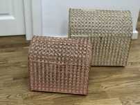 Cufere pentru bani cristale crom gold/ rose gold