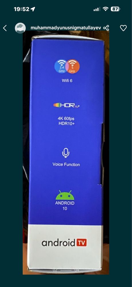 Android Tv eski telvizorni Youtube li qilib beradi