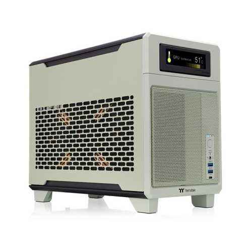Компютърна кутия Thermaltake TR100 Mini-ITX WHITE/GREEN/BLUE