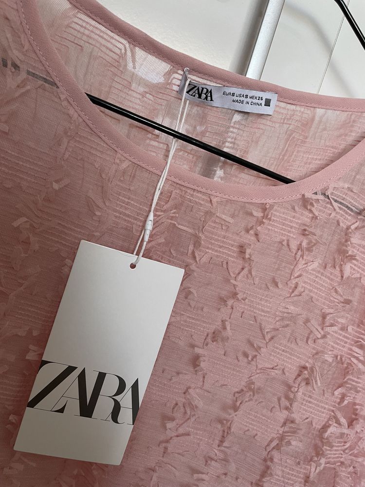 Блуза с къс ръкав на Зара/Zara