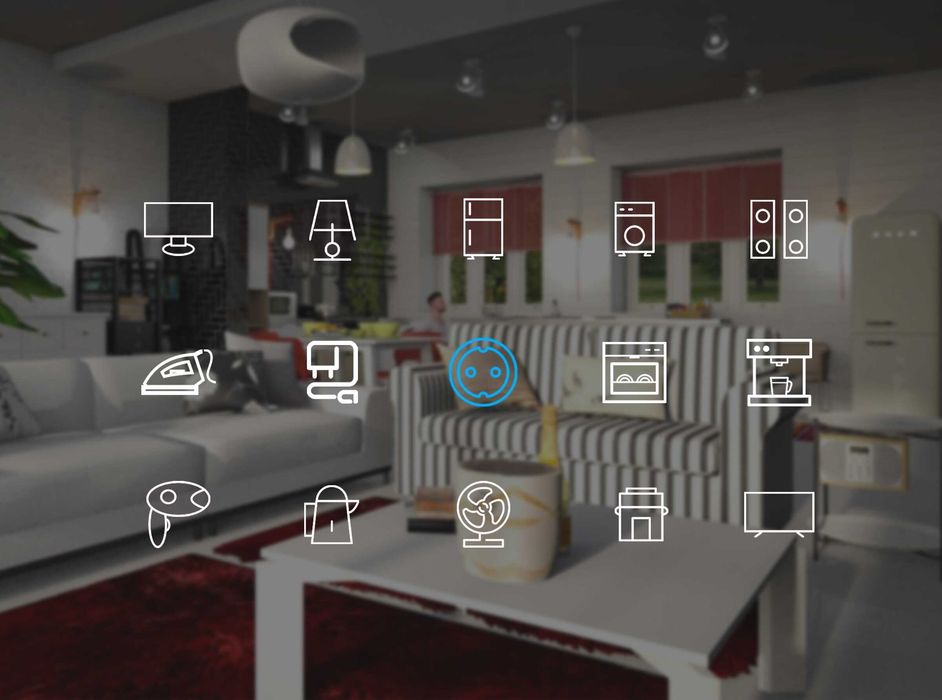 Wi-Fi Smart контакт Tuya, 16A. Контрол от всяка точка на света