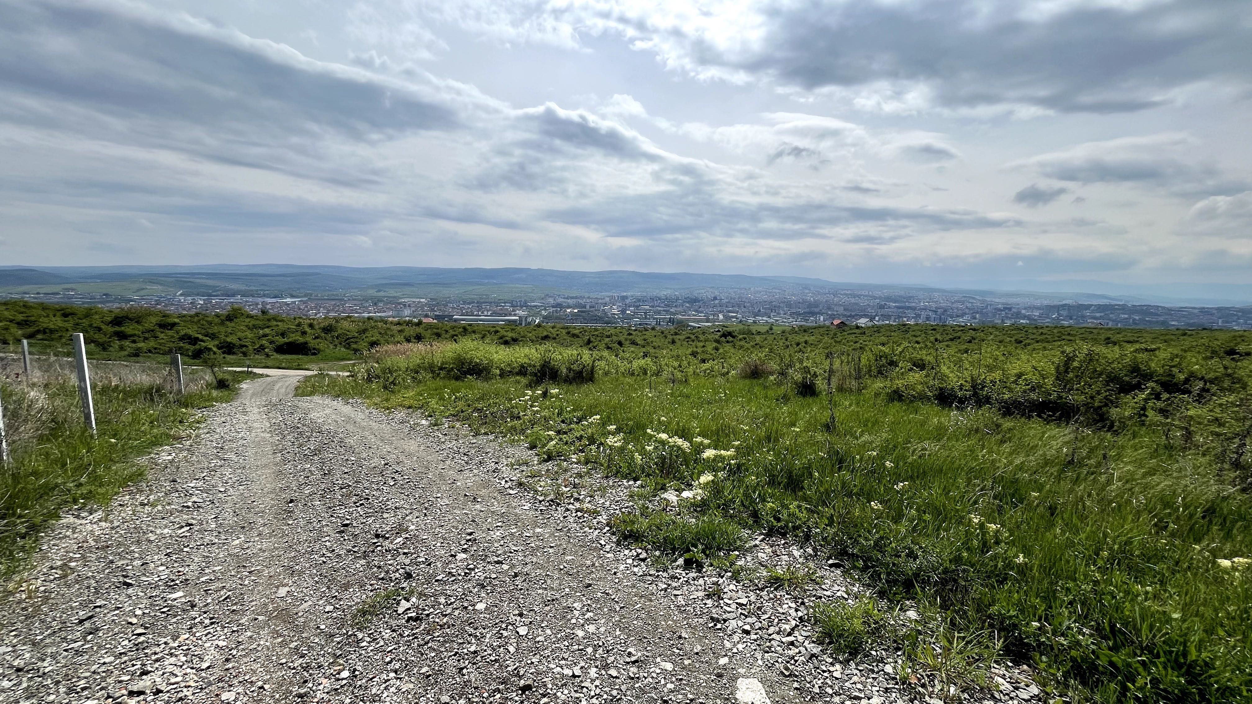 Teren cu panorama deosebită, zona Voronei