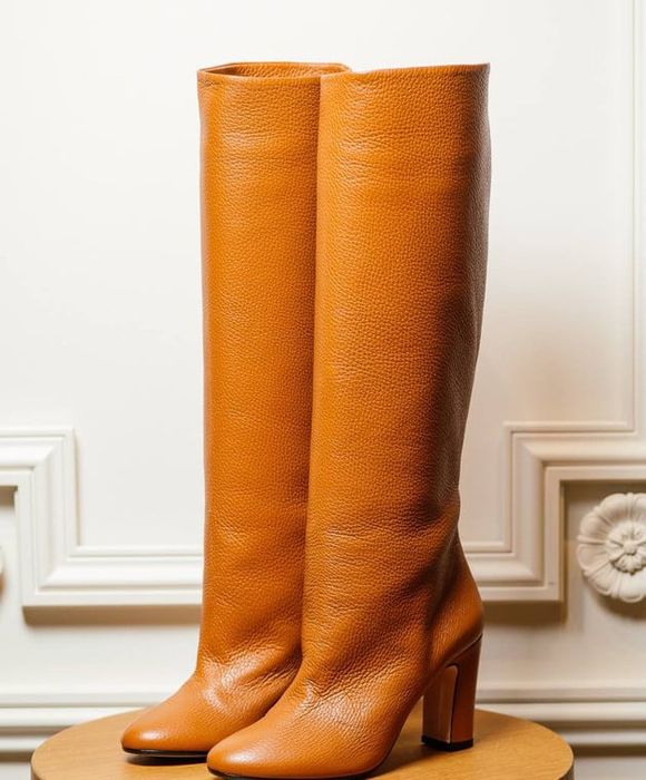 Продам сапоги натуральная кожа италия 38 размер