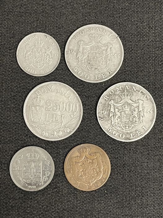 Lot monede vechi romanesti