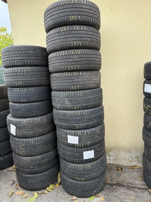 255/50/19SetPIRELLI-CONTINENTAL dot 2021-2024.anv M+S IarnăImpecabile.