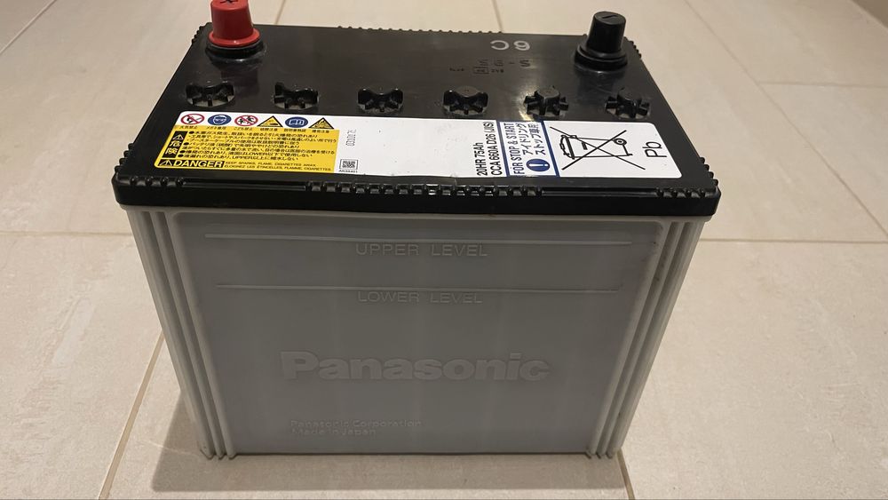 Baterie auto originala Nissan Panasonic start stop 75Ah 660A