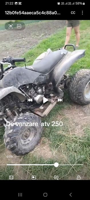 Vând sau schimb  atv 250 defect