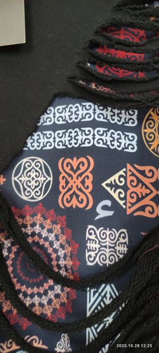 Трикотажное этноплатье в пол