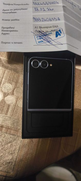 KATO НОВ! Samsung Galaxy Z Flip 6 5G 256GB 12RAM Mint . Гаранция !