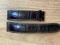 Curea Piele Aligator Ceas Longines 21 mm