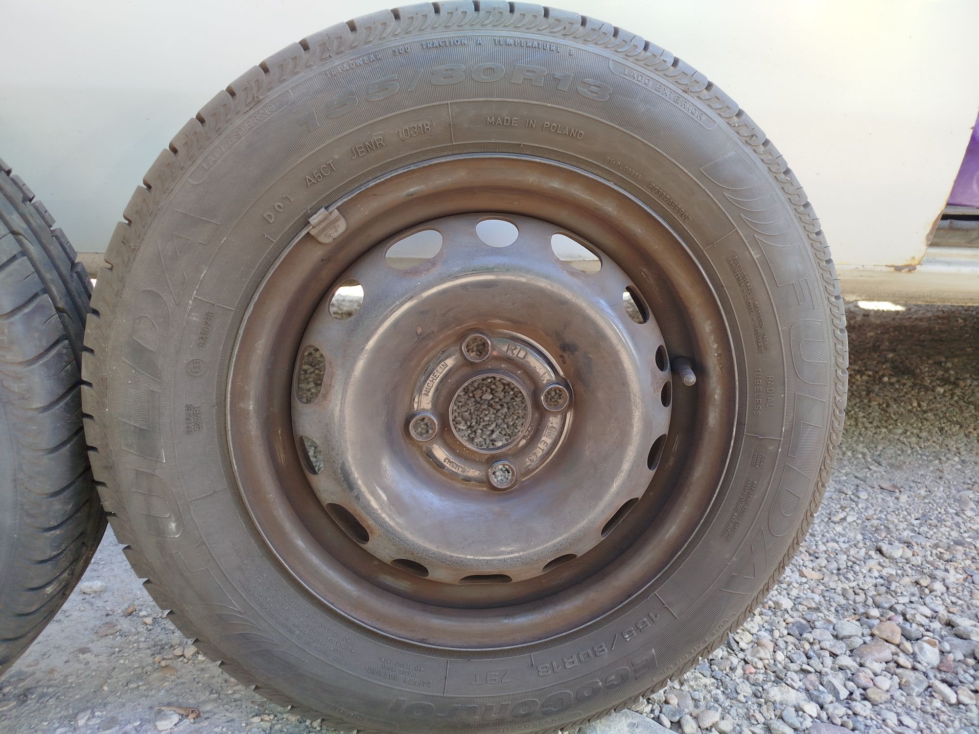 Anvelope vara 155/80R13 cu jante
