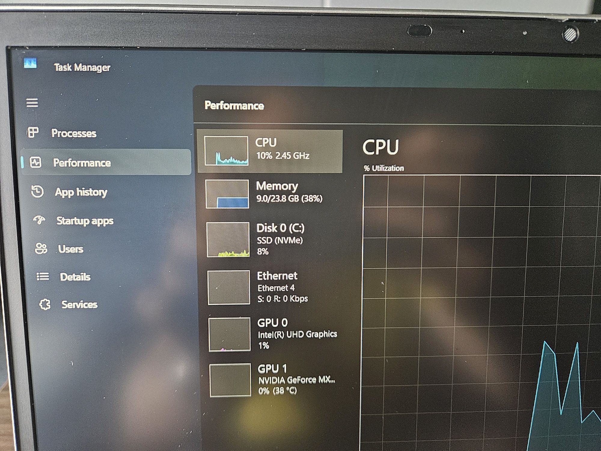 HP Elitebook 850 G7 Core i7-10510U / 24GB / 512GB SSD / Nvidia MX250